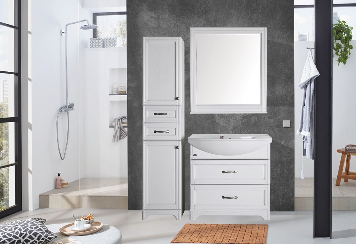 Пенал из массива Берта 40/2 массив ясеня (петли слева)