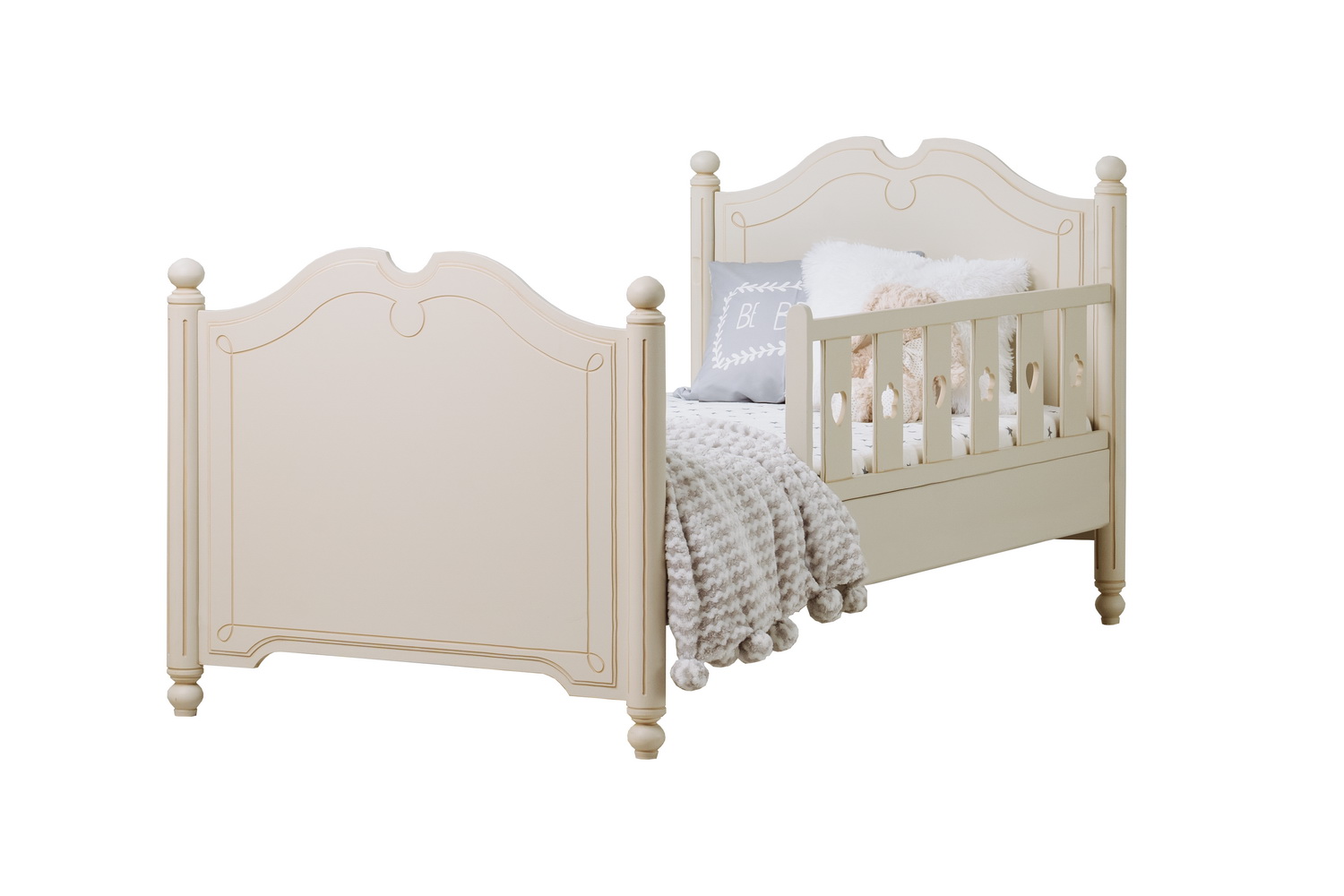 Кровать массив сосны односпальная Бетти №6 800х1600