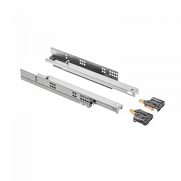 (3.1.1) Комод чёрный с 4 ящиками из дуба Фокстрот 204A (бетон-дуб натуральный)