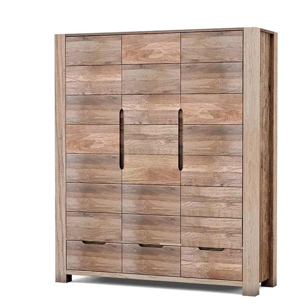 Шкаф 3 створчатый из дуба Рива 3-створчатый