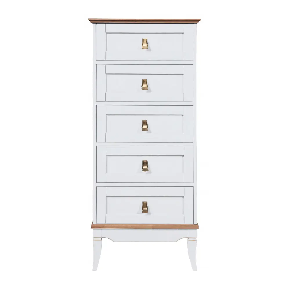 Комод Талья ГМ 6563-11, белый/натуральный дуб