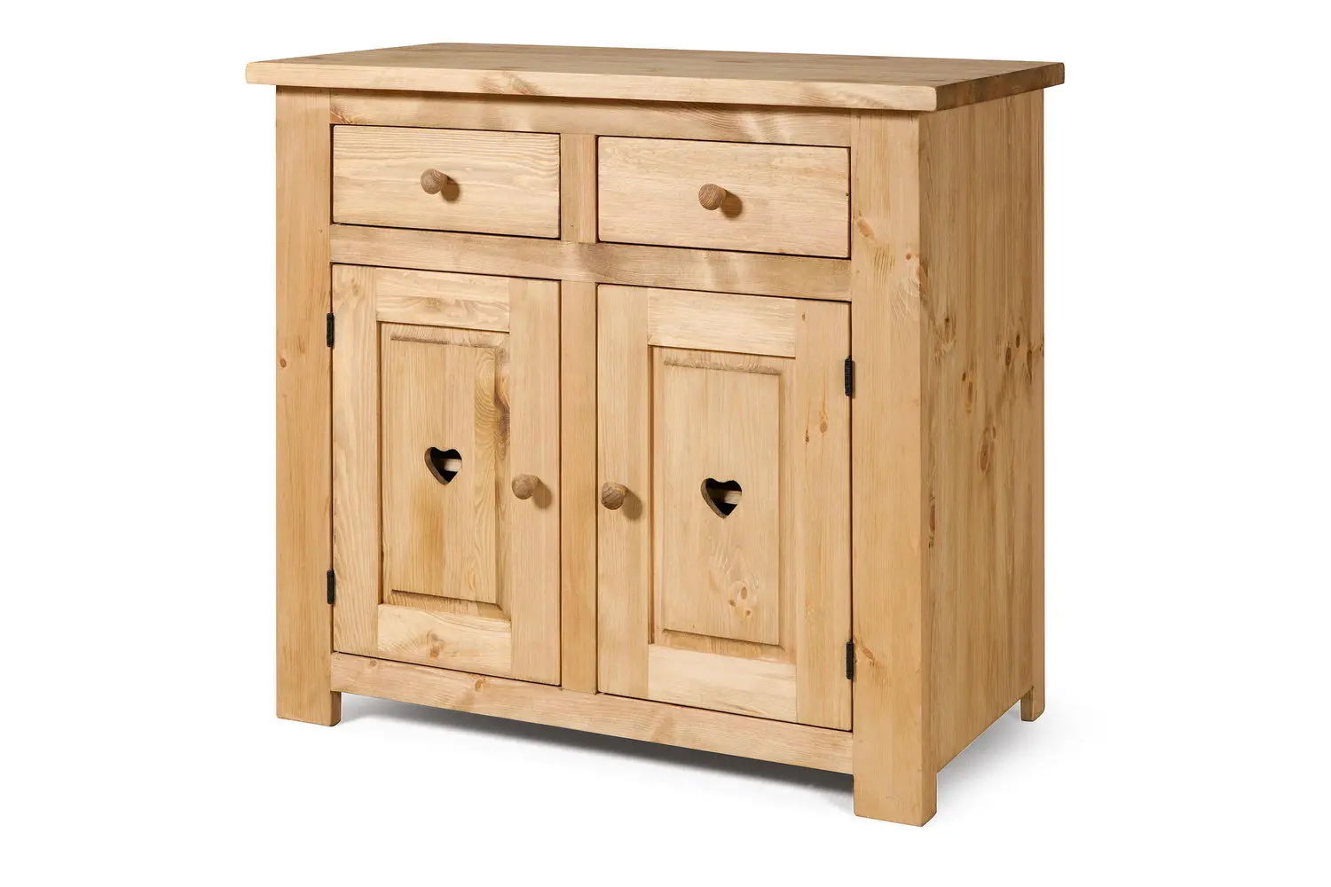 Тумба с 2 ящиками массив сосны Арль KTB22