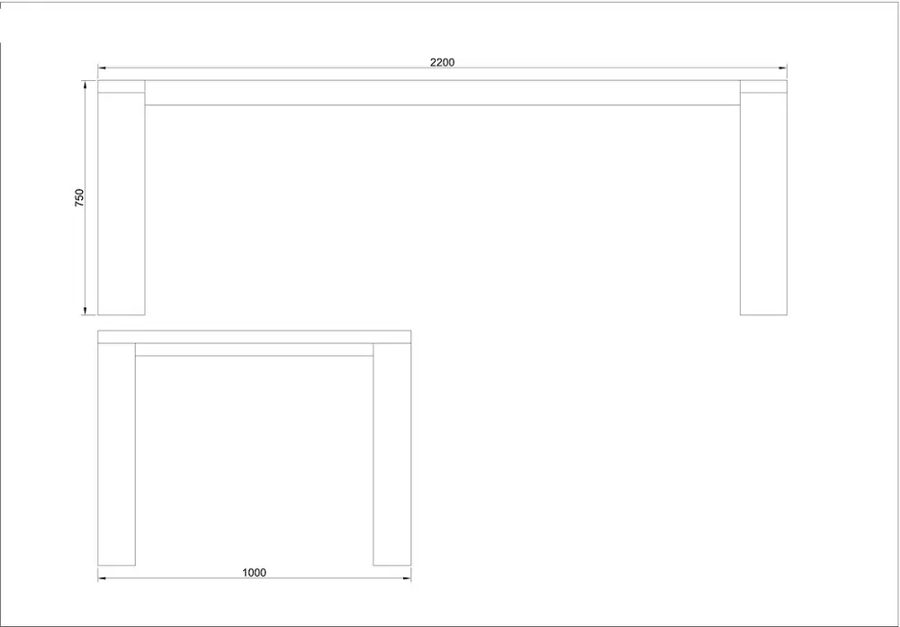Стол Рива обеденный массив дуба 220