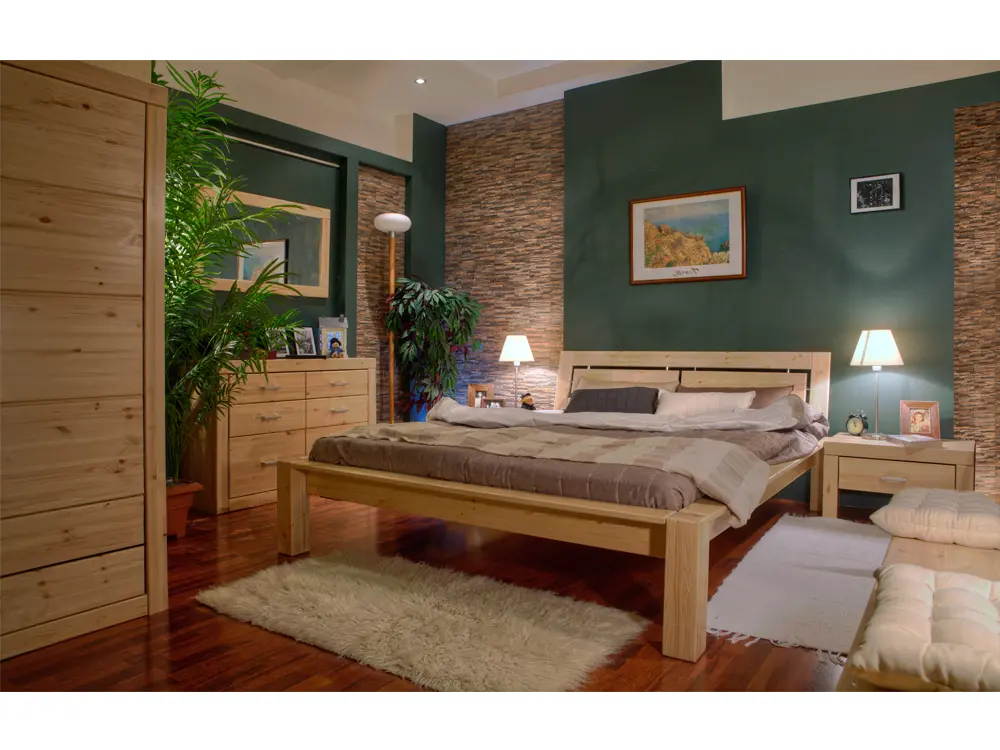 Зеркало белое из массива Брамминг