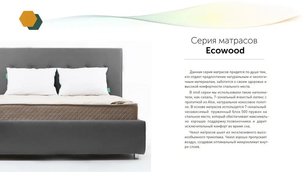 Матрас Ecowood Aloe Grand 1800*2000