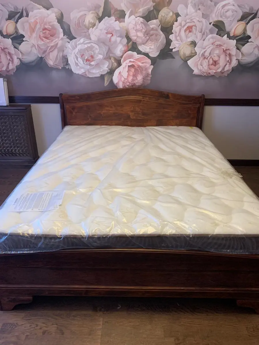 Кровать массив ольхи Луи Филипп ОВ 03 2000х2200