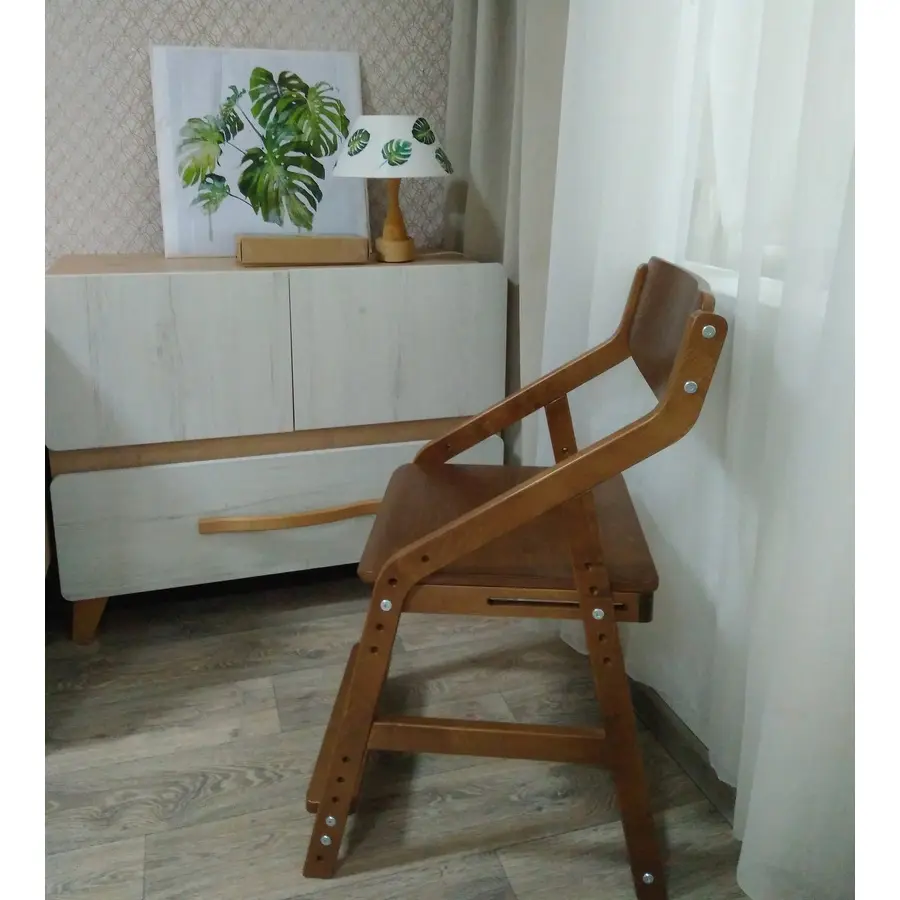 Стул из дерева Rabbit Wood шимо темный