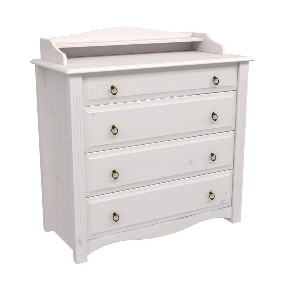 Комод с ящиками сосна Милано с надстройкой