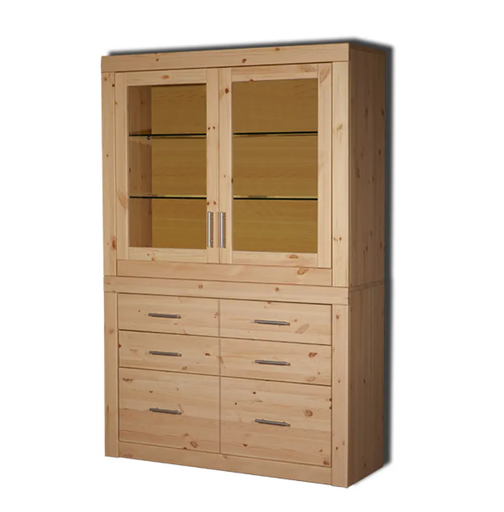 Комод 6 ящиков из массива Брамминг №1