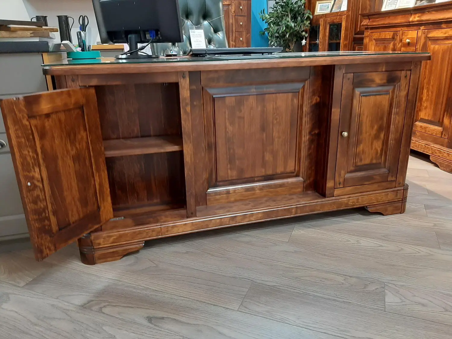 Стол с ящиками Луи Филипп письменный ОВ 03