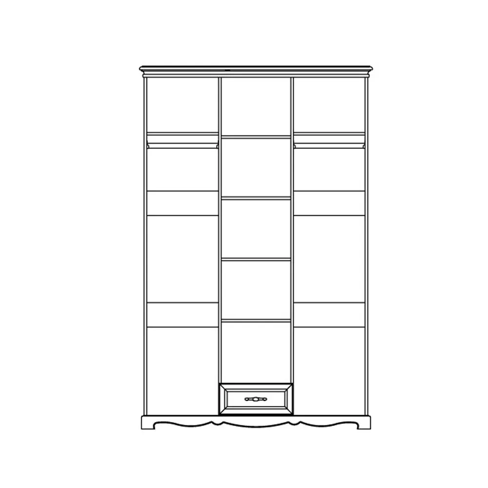 Шкаф 3-х дверный Ловелла ГМ 8803-10