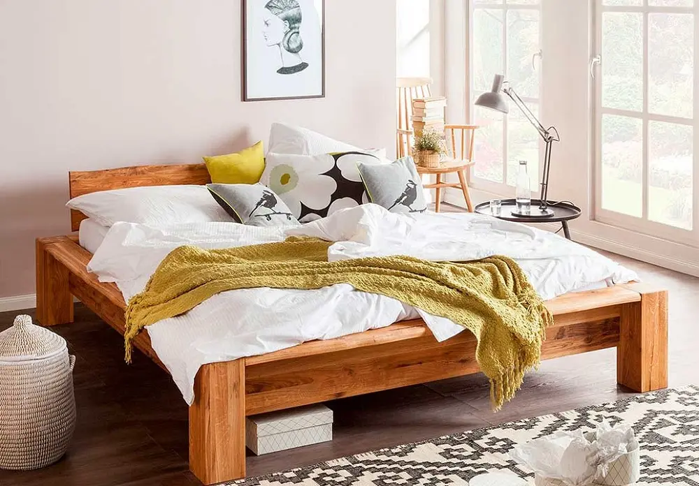 Кровать массив дуба Рива 1800