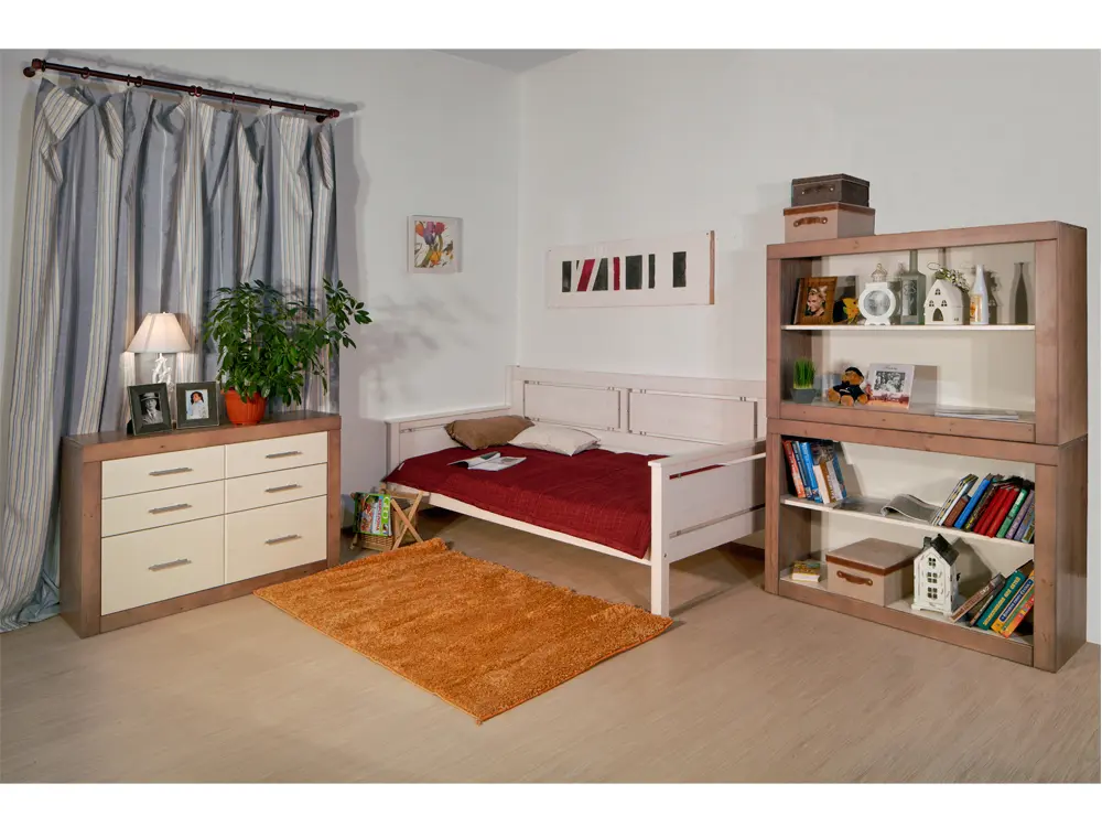 Тахта односпальная массив Брамминг 600х1400