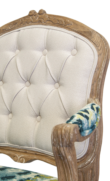 Мягкий стул с подлокотниками Mones