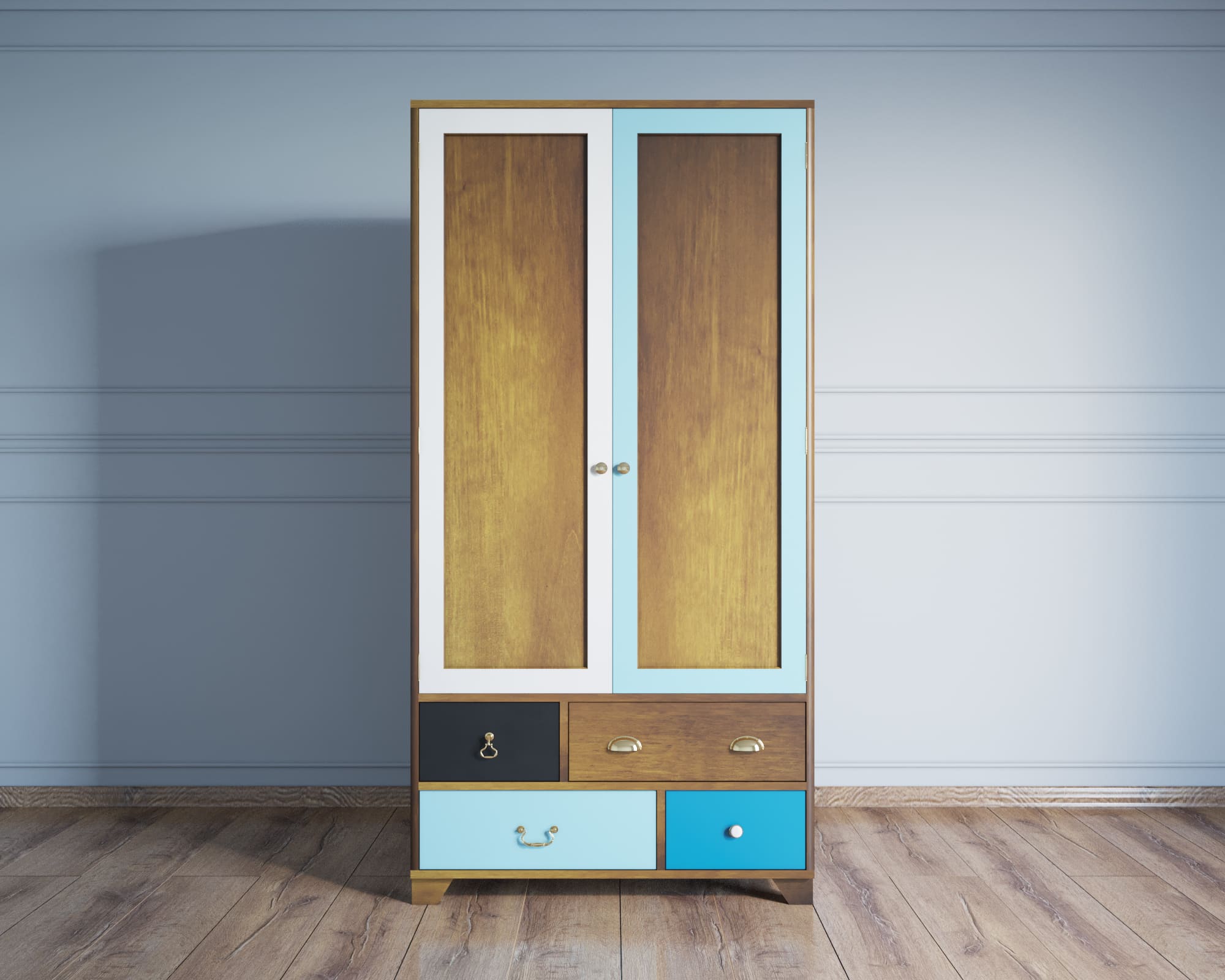 Шкаф "Aquarelle" с ящиками