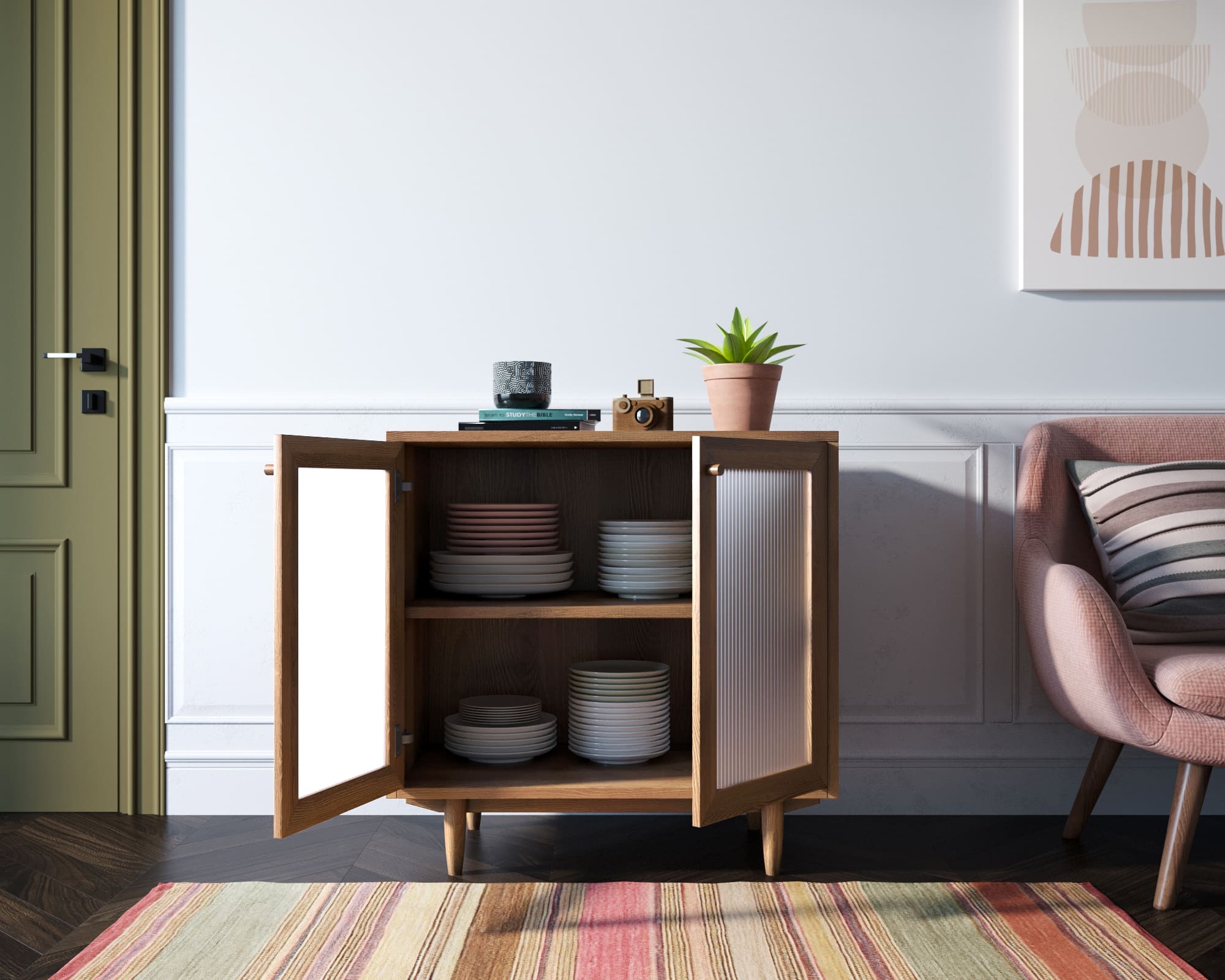 Шкаф с двумя полками «Smart" module 02