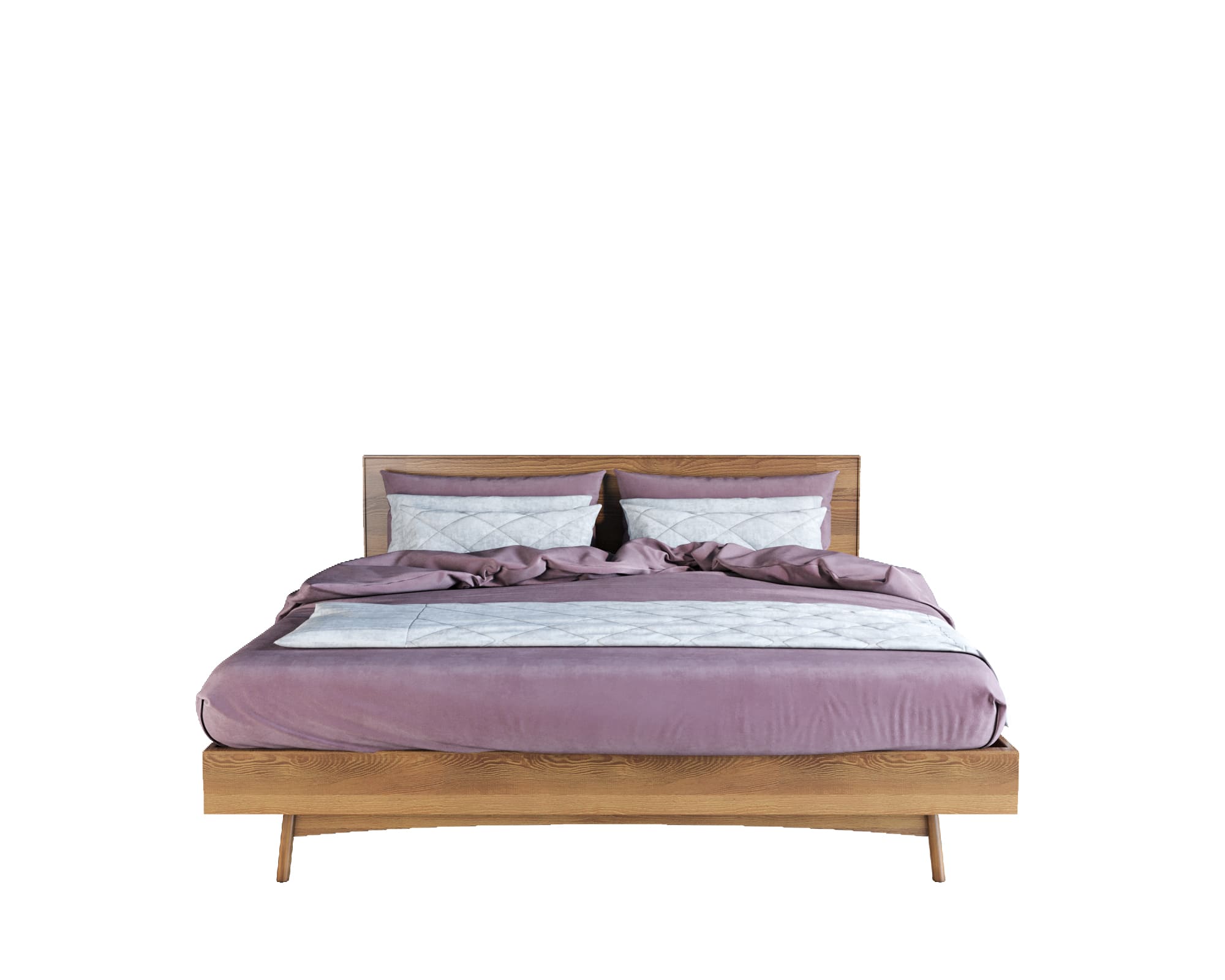 Кровать в Скандинавском стиле двуспальная "Bruni" 1600х2000