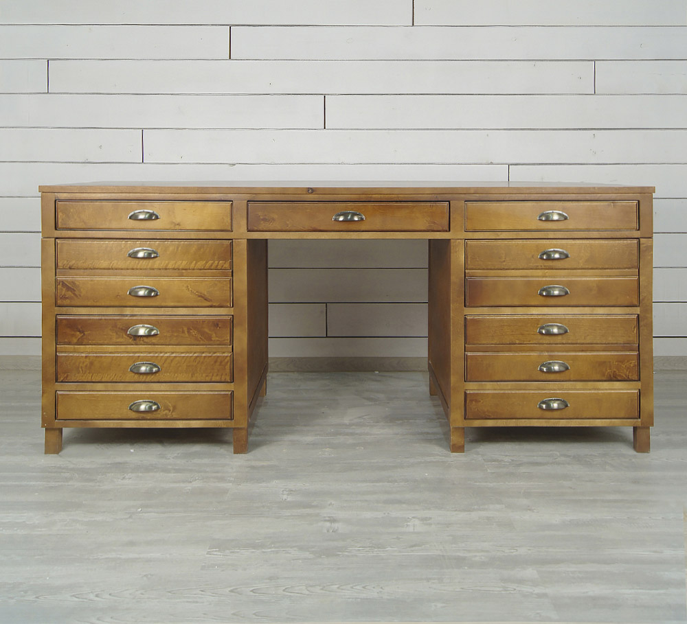 Рабочий письменный стол с ящиками «Gouache" в классическом стиле