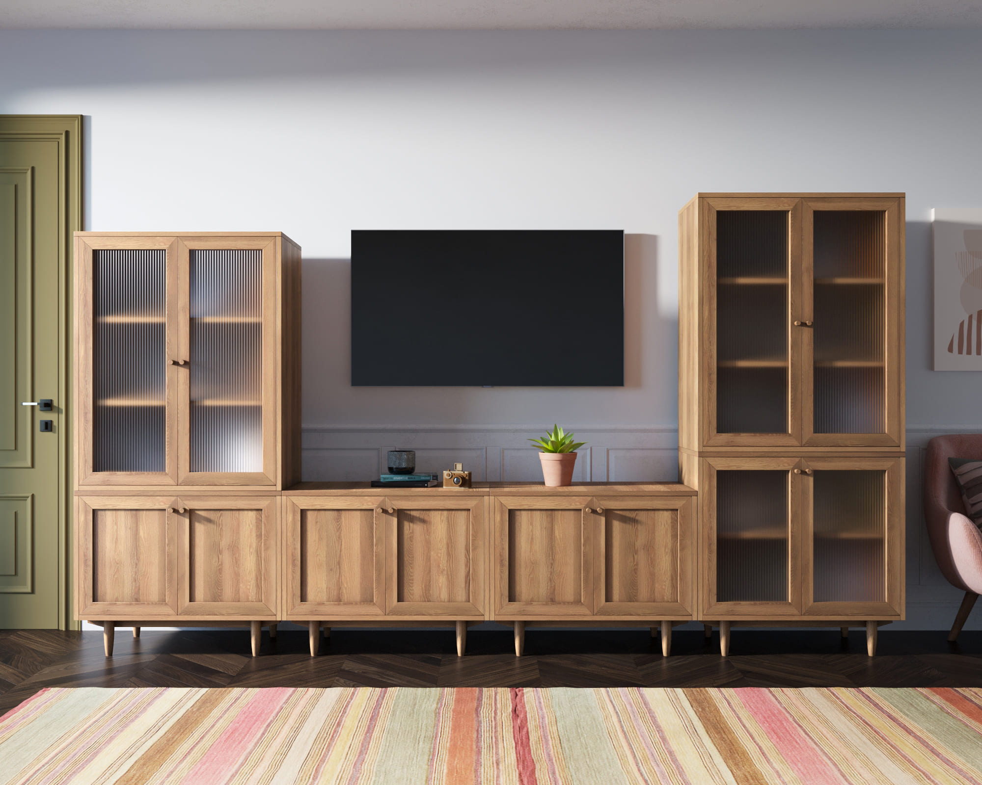 Шкаф с двумя полками «Smart" module 02