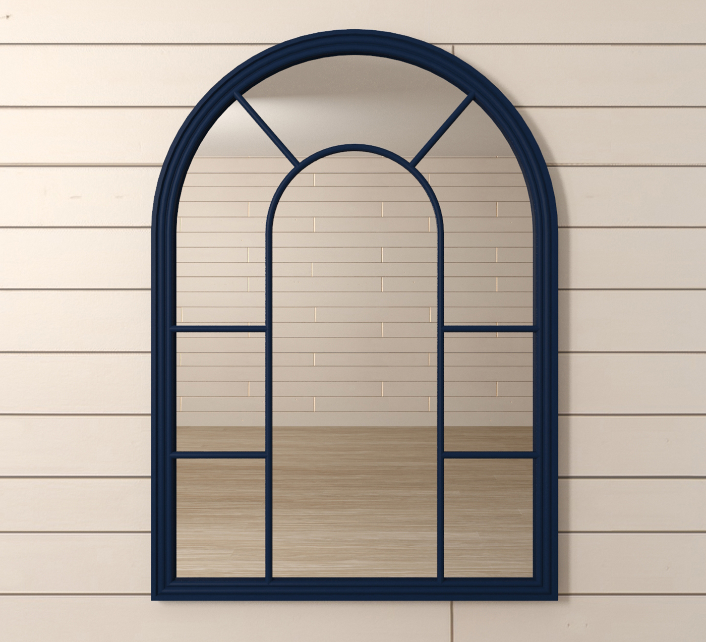 Зеркало деревянный "Venezia" синее