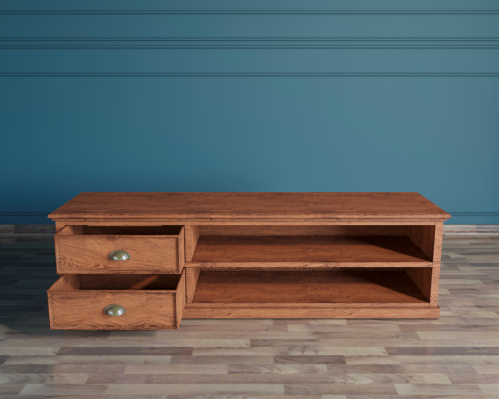 Комод под TV из дерева "Palermo natural"