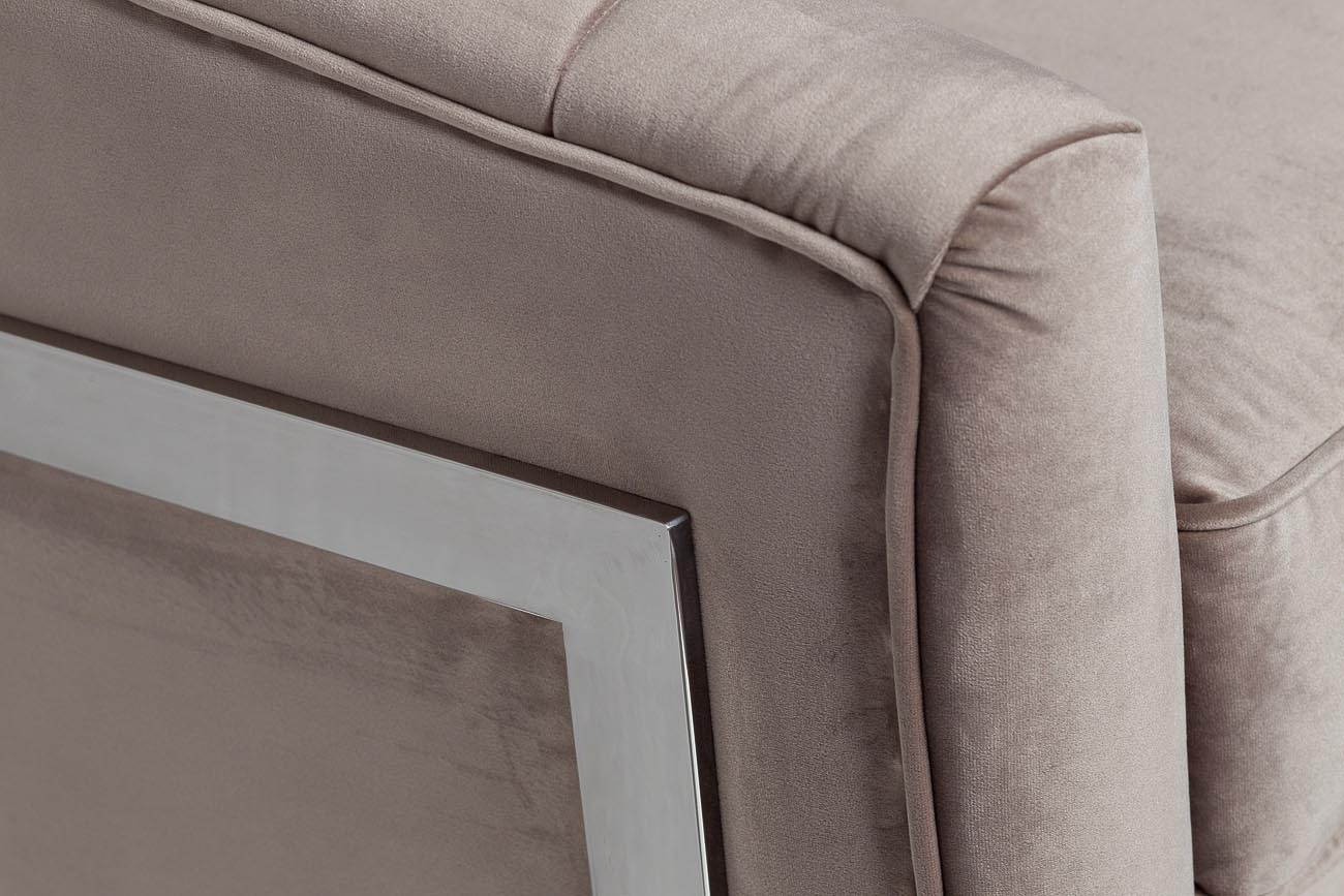 ZW-777 Кресло, велюр серый