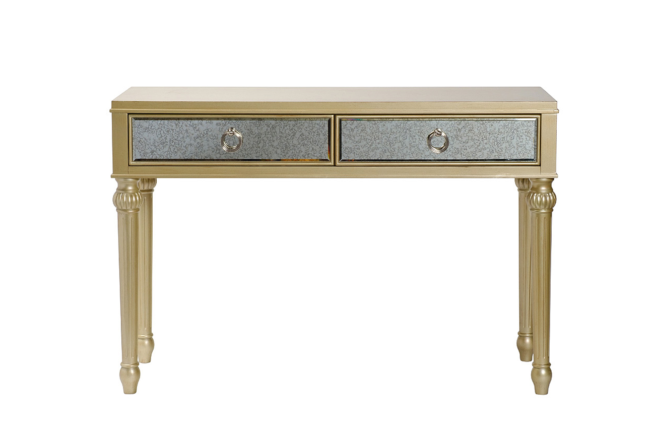 KFG1508 Консоль с зеркальной отделкой, 2 ящика