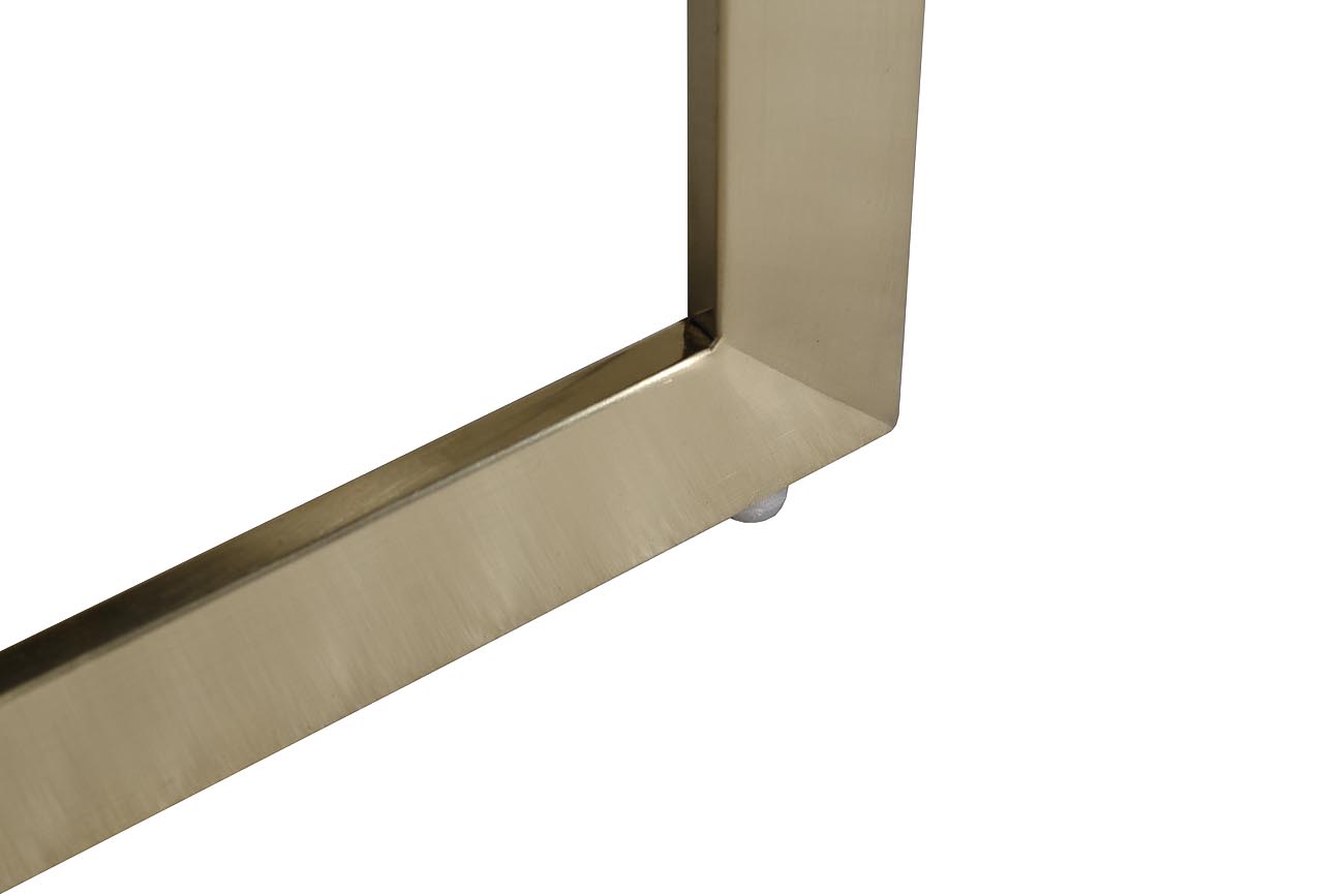 76AR-612GOLD-CR Стул велюр св.бежевый/матовое золото