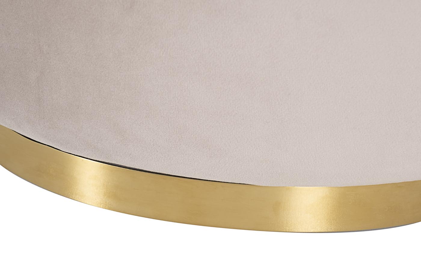 Кресло Verona вращающееся, велюр бежевый Bel09/ золото