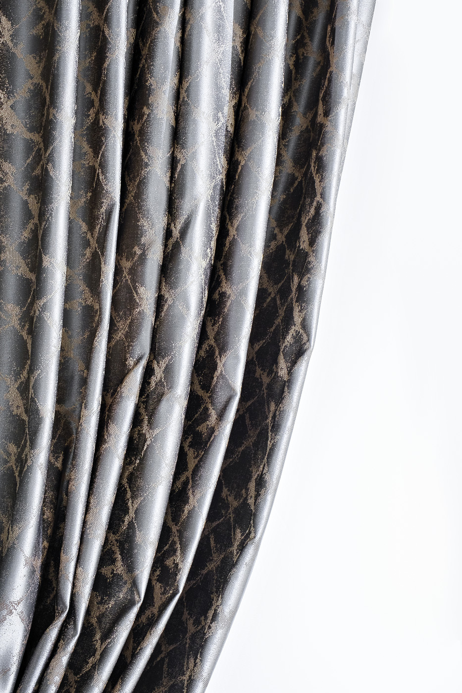 121GD-GAB1306-PORT SER Портьера TRENTO серая