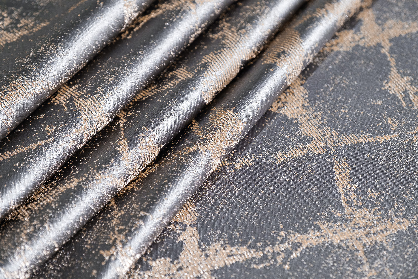 121GD-GAB1306-PORT SER Портьера TRENTO серая