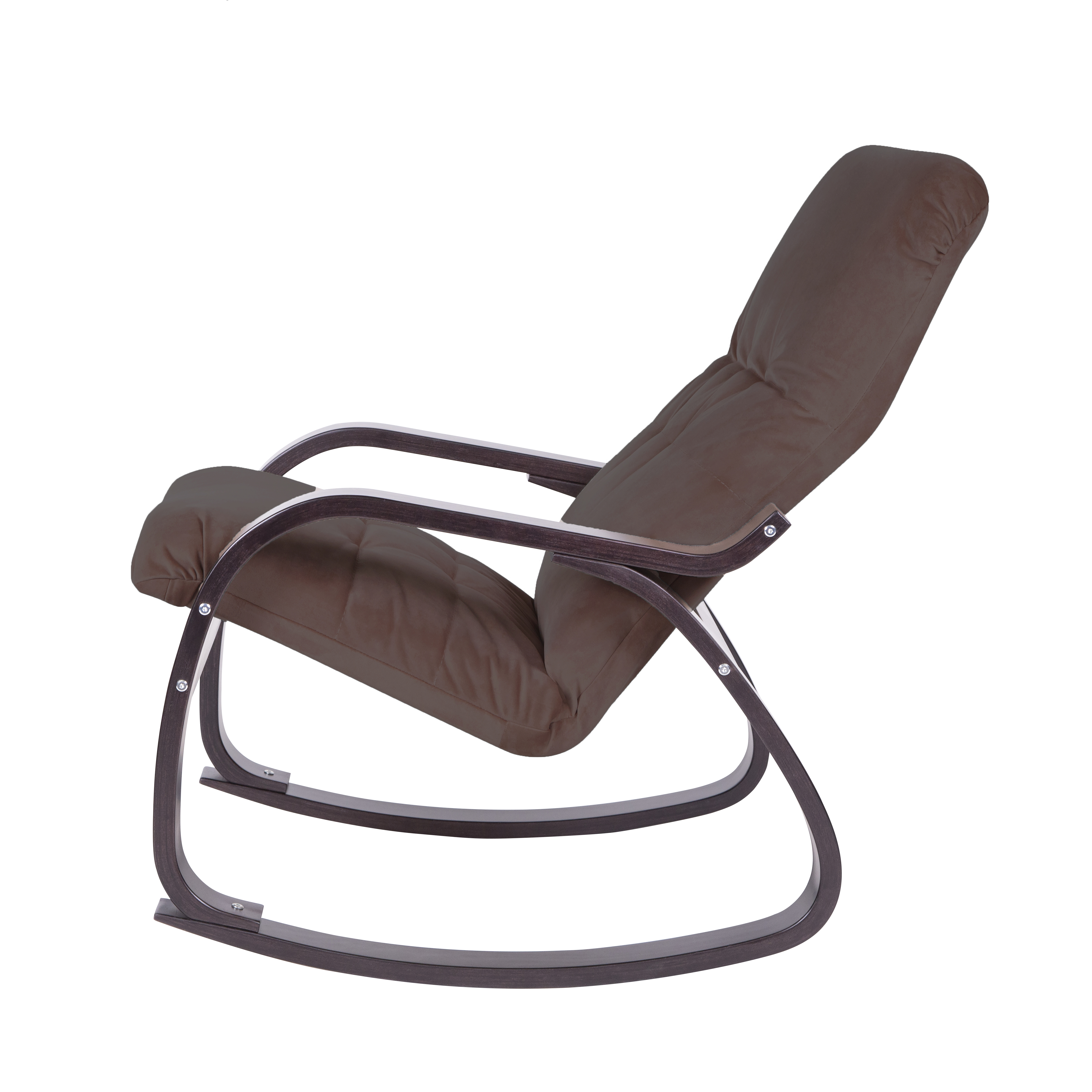 кресло-качалка Сайма фреш 05 коричневый каркас Орех