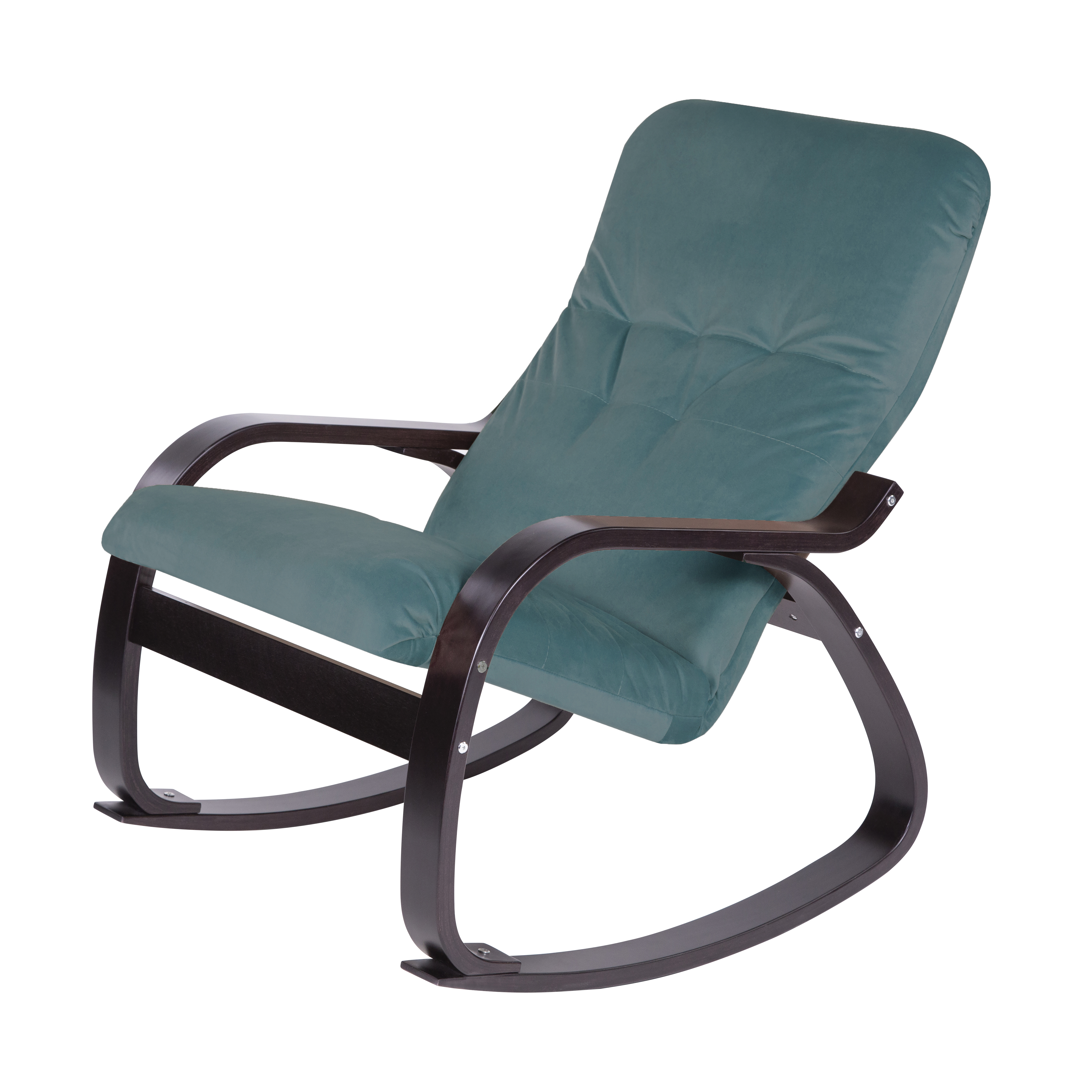 кресло-качалка Сайма Фреш 27 океан каркас Орех