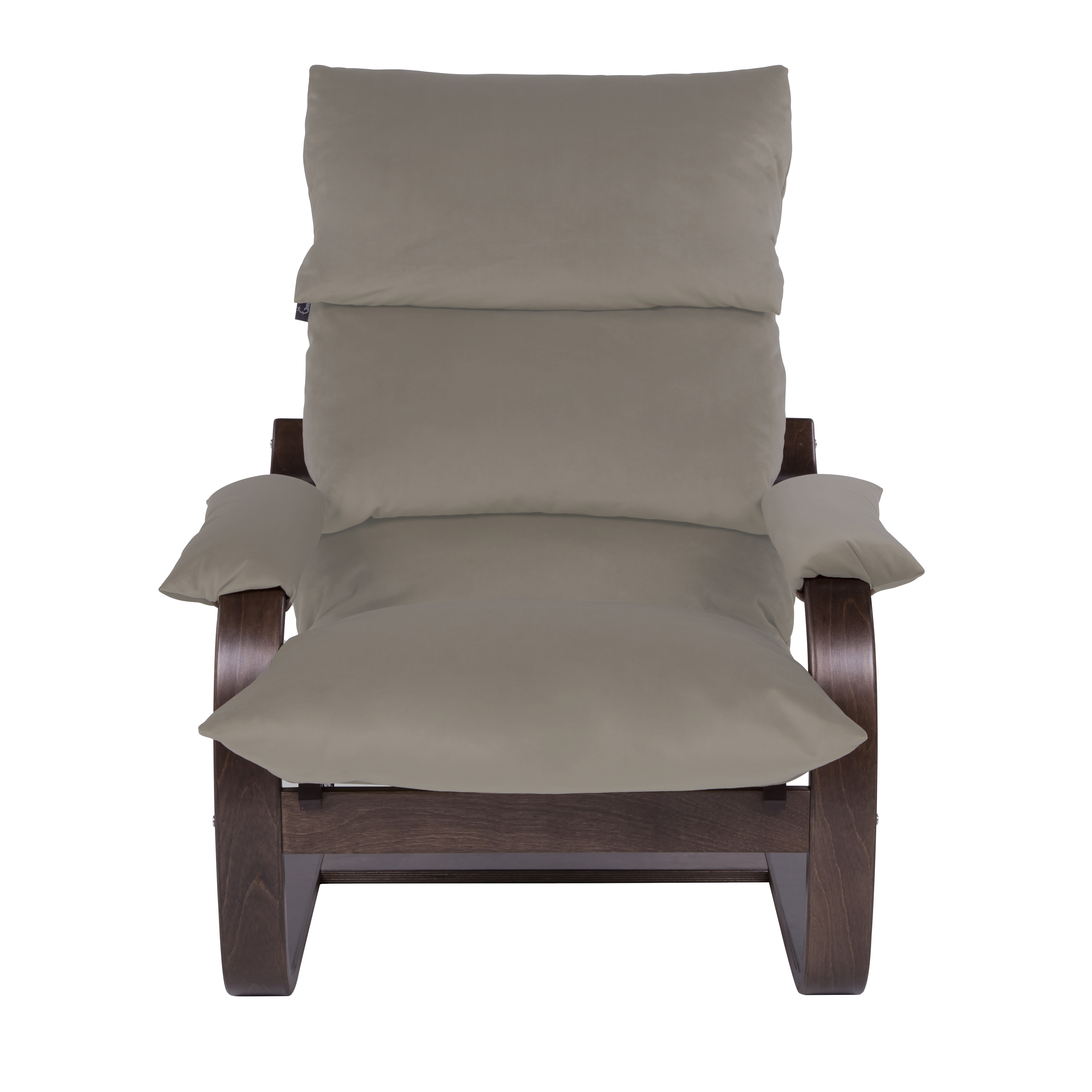 кресло Онега фреш 04 бежевый каркас Орех