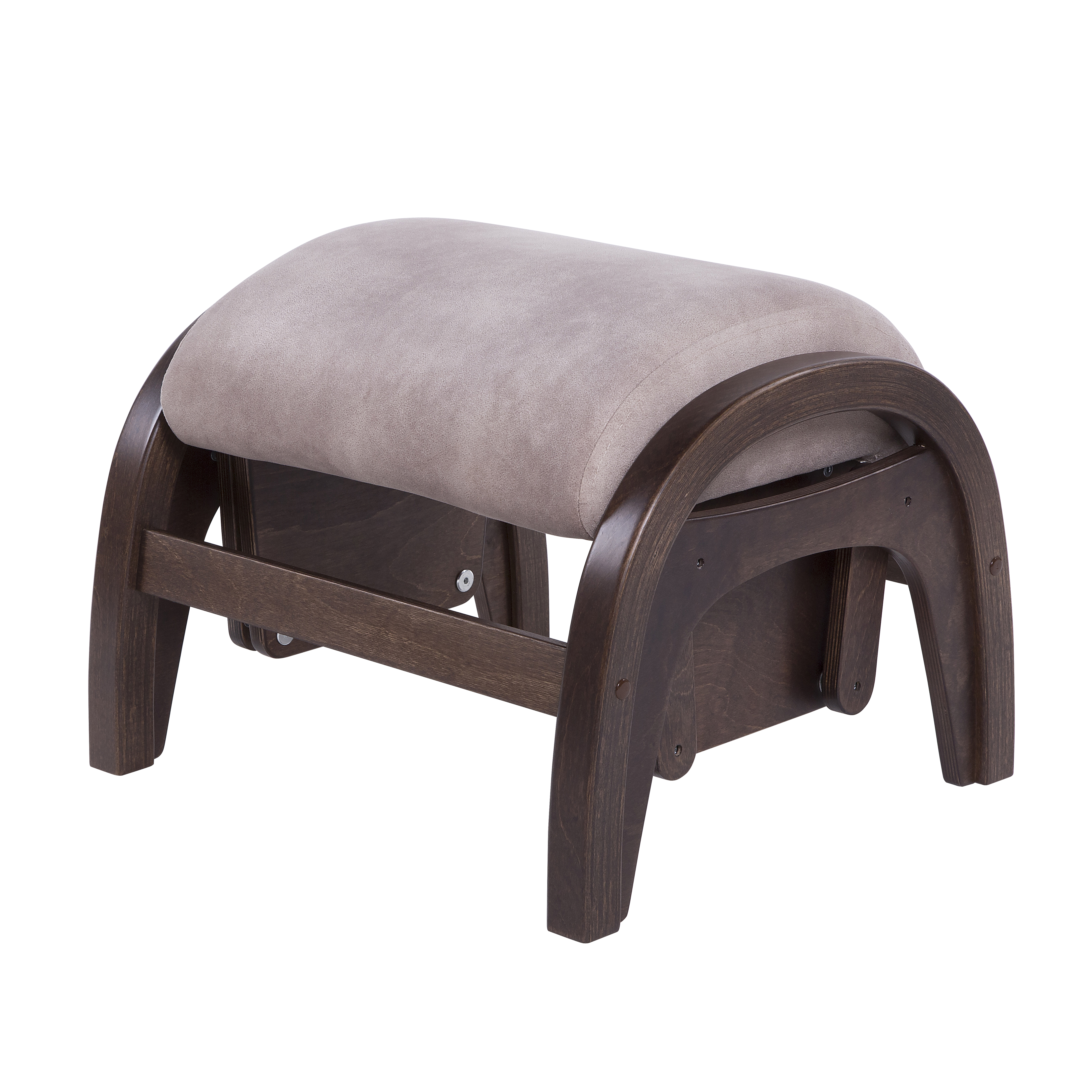 пуф Мэтисон Крем-брюле каркас Орех