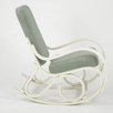  Кресло-качалка Муза  Фреш 19 минт каркас  Белый