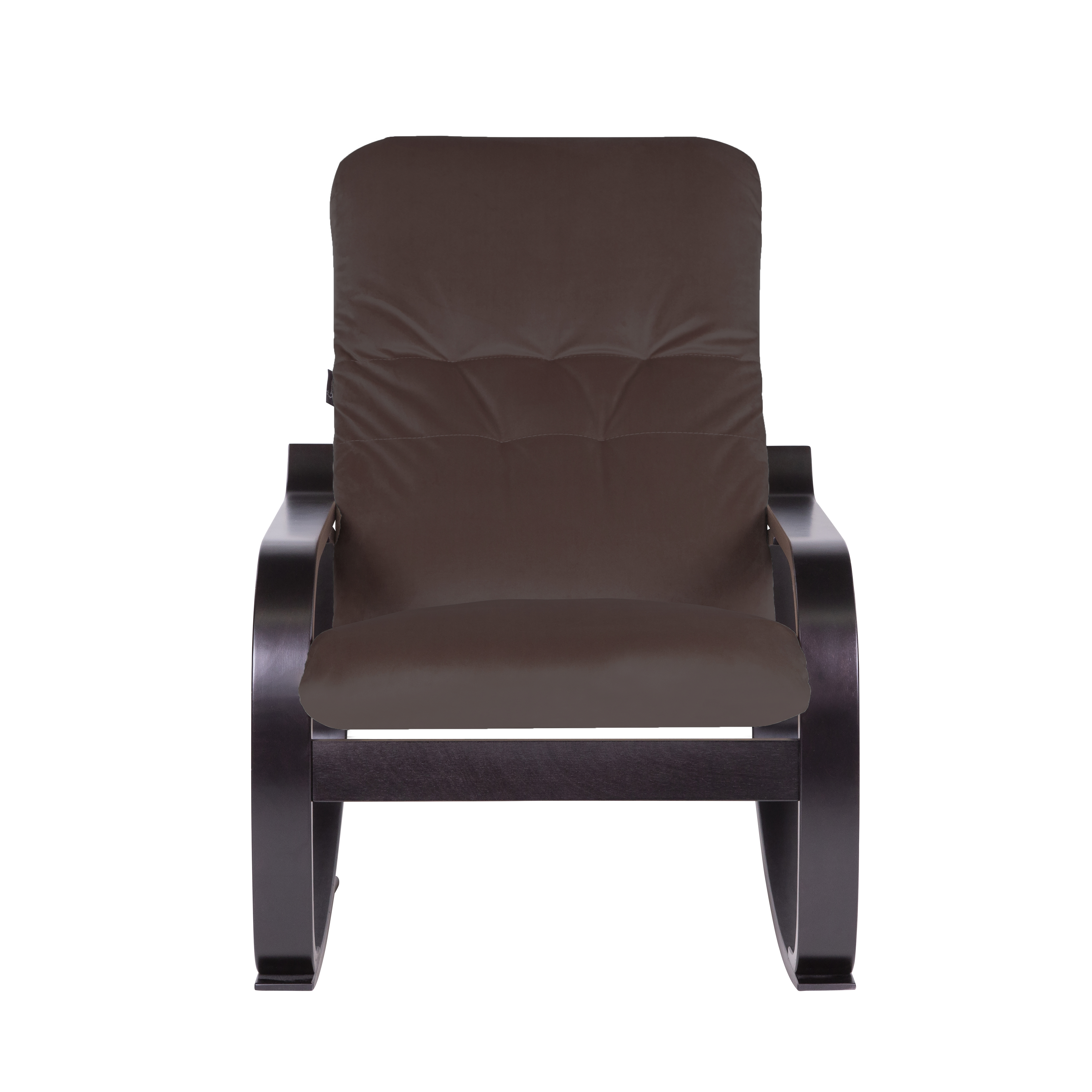 кресло-качалка Сайма фреш 05 коричневый каркас Орех