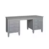 Стол письменный 6 ящиков "Ольса" 206 (серый 7042)