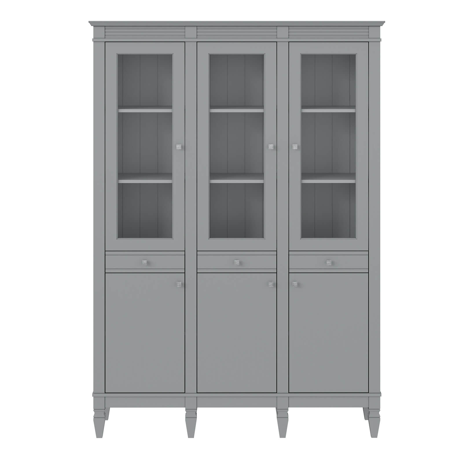 (3.3.2) Стеллаж "Ольса" 303/330 (серый 7042)