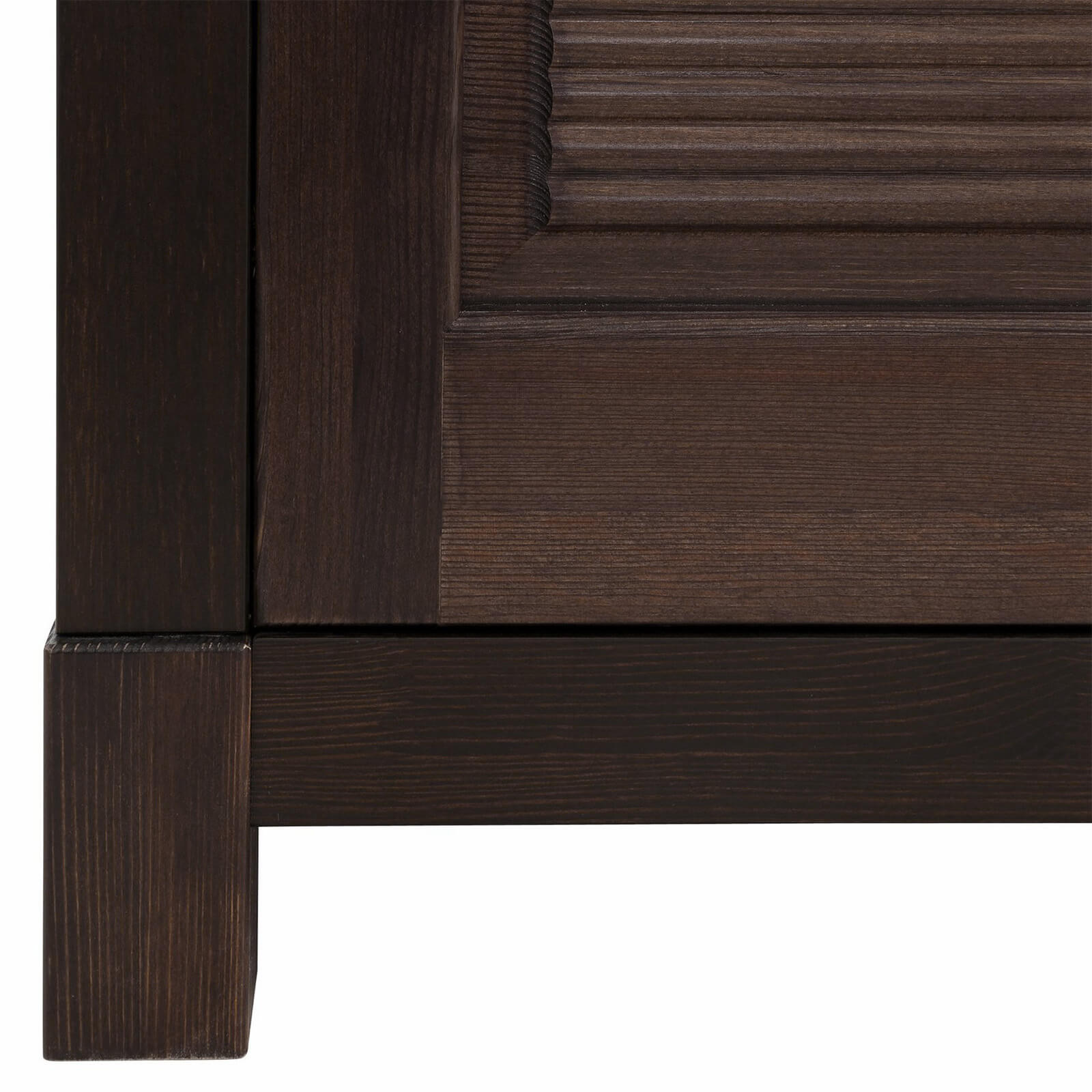 Стол письменный черный "Рауна" 11 1-тумбовый (колониал)