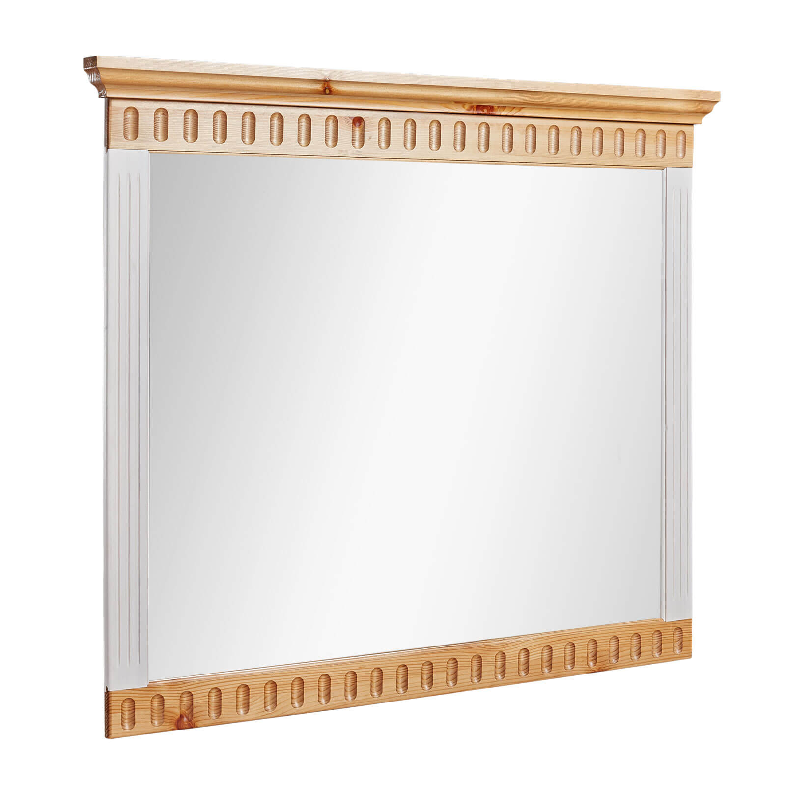 Зеркало массив сосны "Хельсинки" Касса (антик)