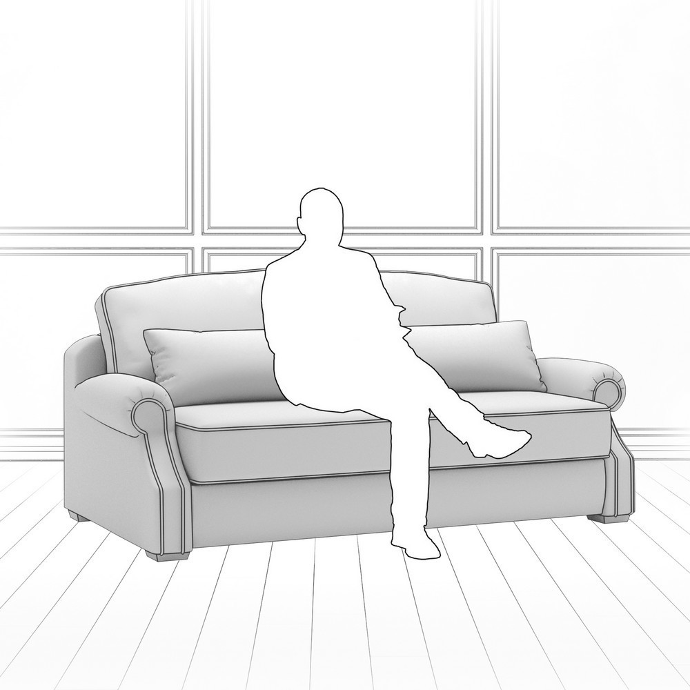 Диван Kane (с механизмом) DKa-I-180-K03-KaB40-0403