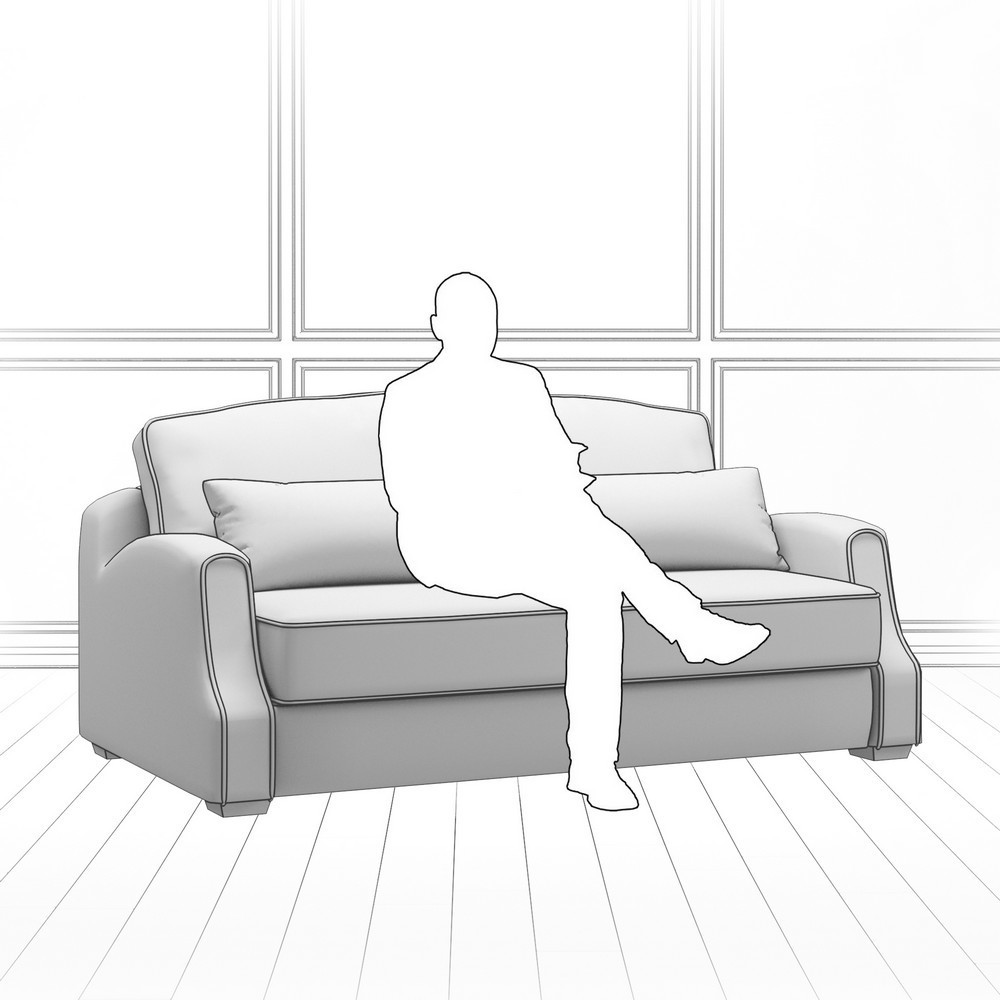 Диван Corsa (с механизмом) DCr-I-180-K03-KaB40-0371