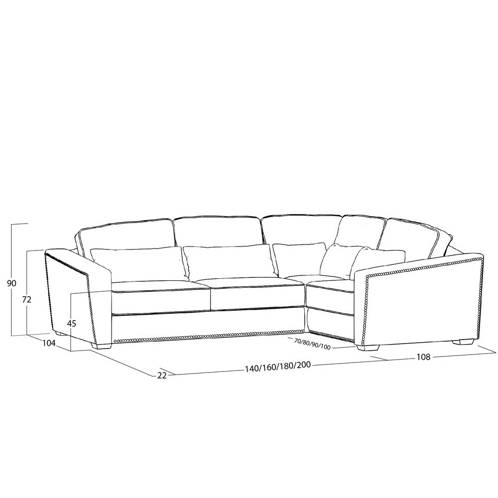 Диван Esten (с механизмом) DEs-VR-180-K03-N-B18