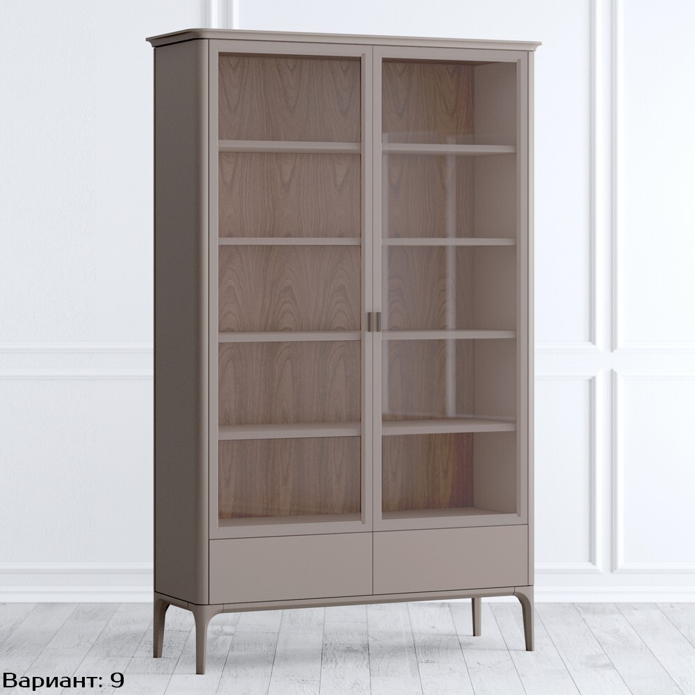 Шкаф книжный 2 ящика Pr022BT-bosco