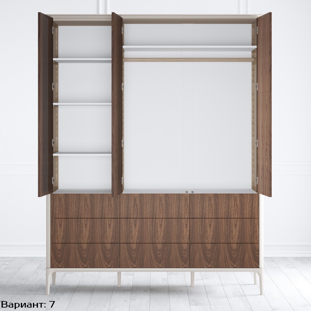 Шкаф 3 двери Pr060C1T-bosco