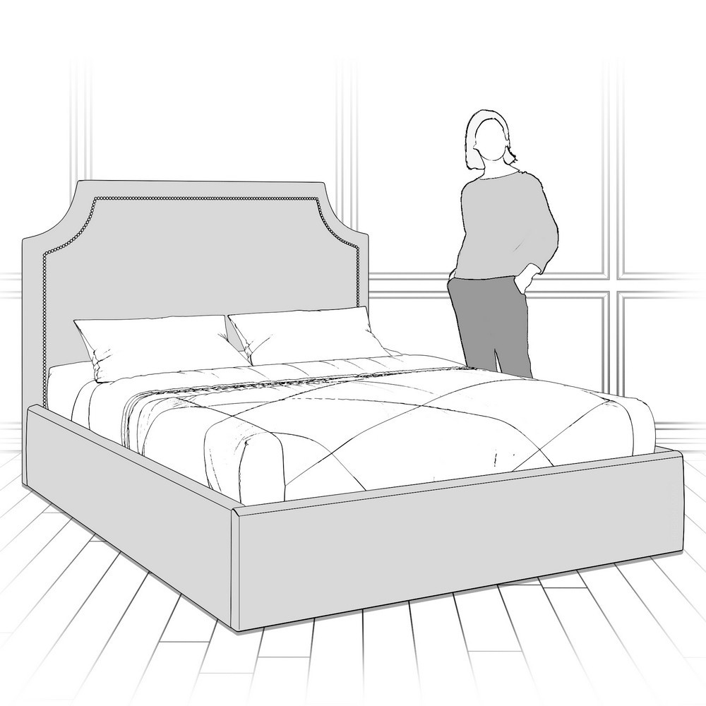 Кровать с подъемным механизмом K09-1200-N-B08