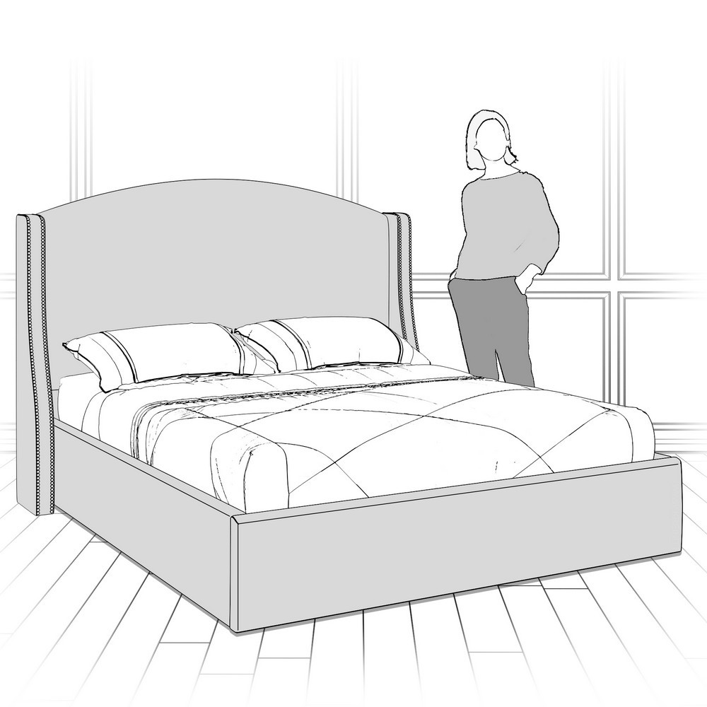 Кровать с подъемным механизмом K10-1800-G-0387.02