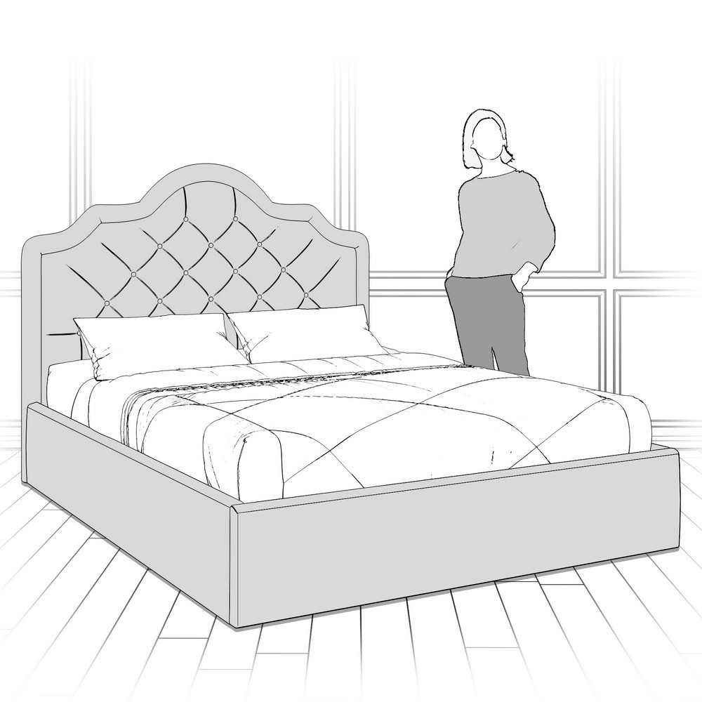 Кровать с подъемным механизмом K05Y-1400-B15