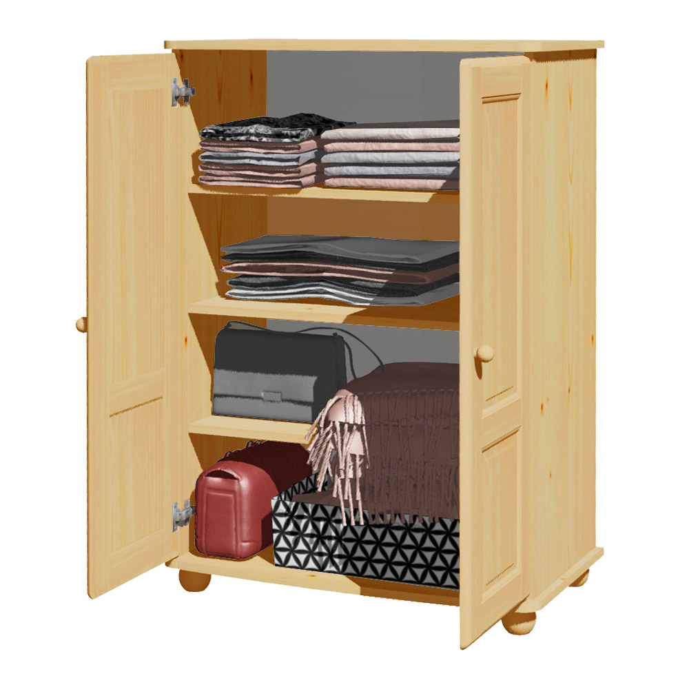 Шкаф Норд 2-х ств.три полки 146